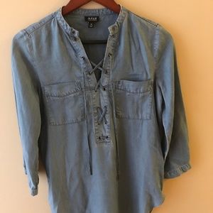 a.n.a blue jean top